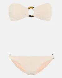 Hunza G Bikini Gloria a fascia Beige