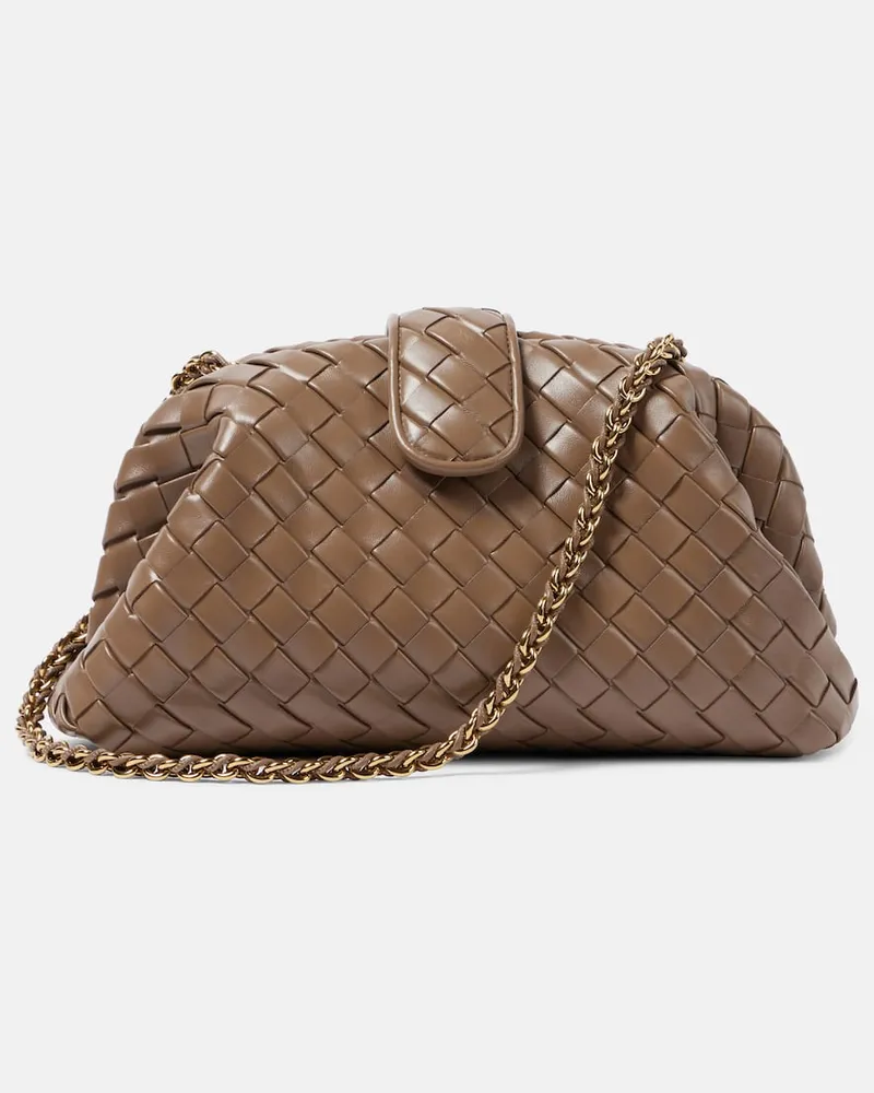 Bottega Veneta Clutch Lauren 1980 in pelle Marrone