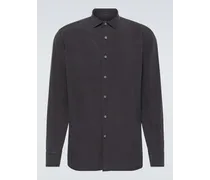 Camicia Oxford in seta