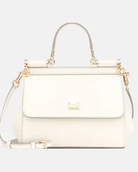 Dolce & Gabbana Borsa Sicily Small in pelle Bianco