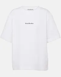 Acne Studios T-shirt oversize in cotone Bianco