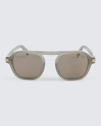 Ermenegildo Zegna Occhiali da sole aviator Grigio