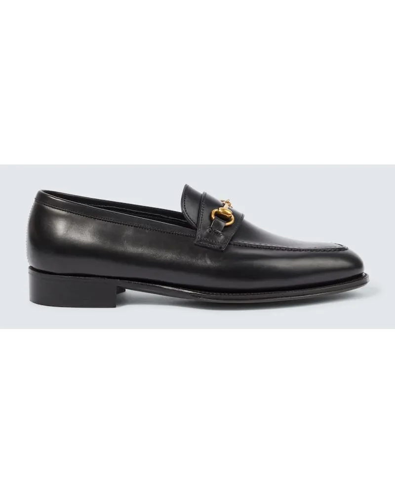 George Cleverley Mocassini Colony in pelle Nero