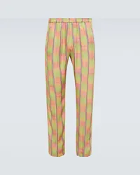 Dries van Noten Pantaloni con stampa Multicolore