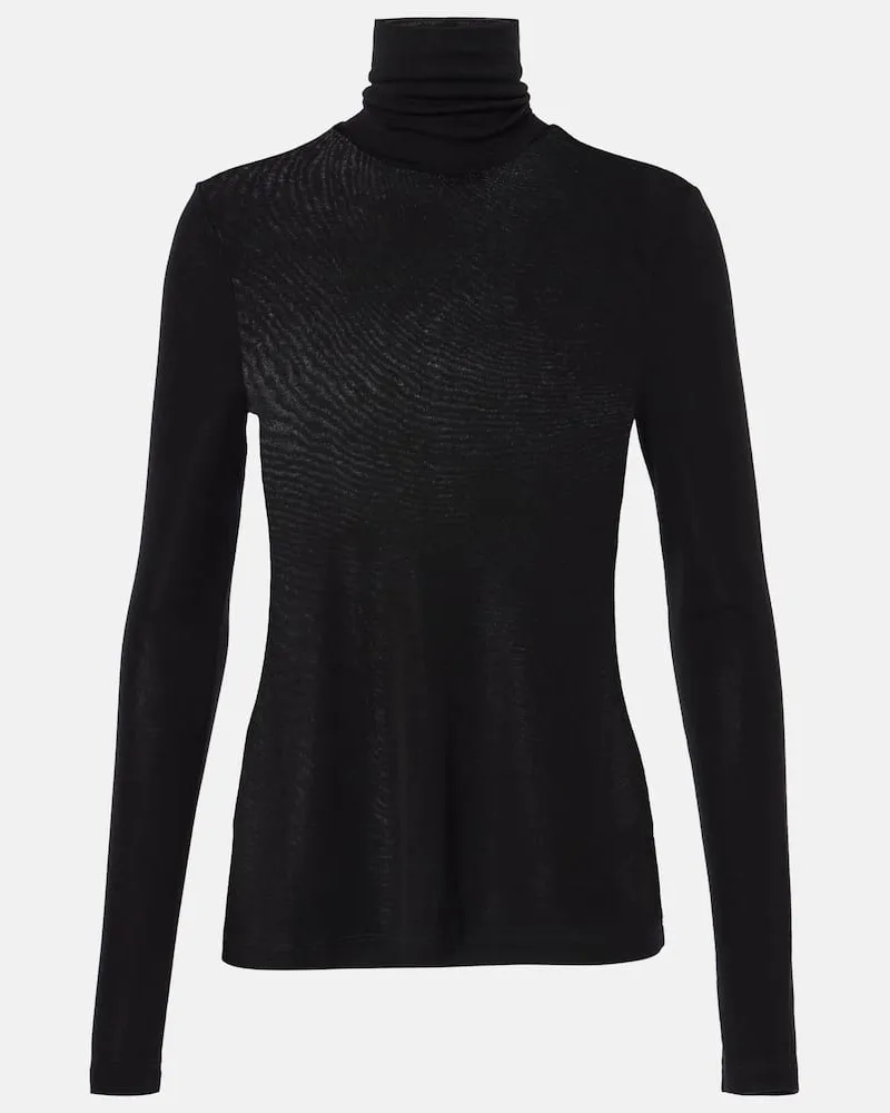 AGOLDE Lupetto Pascale in jersey Nero