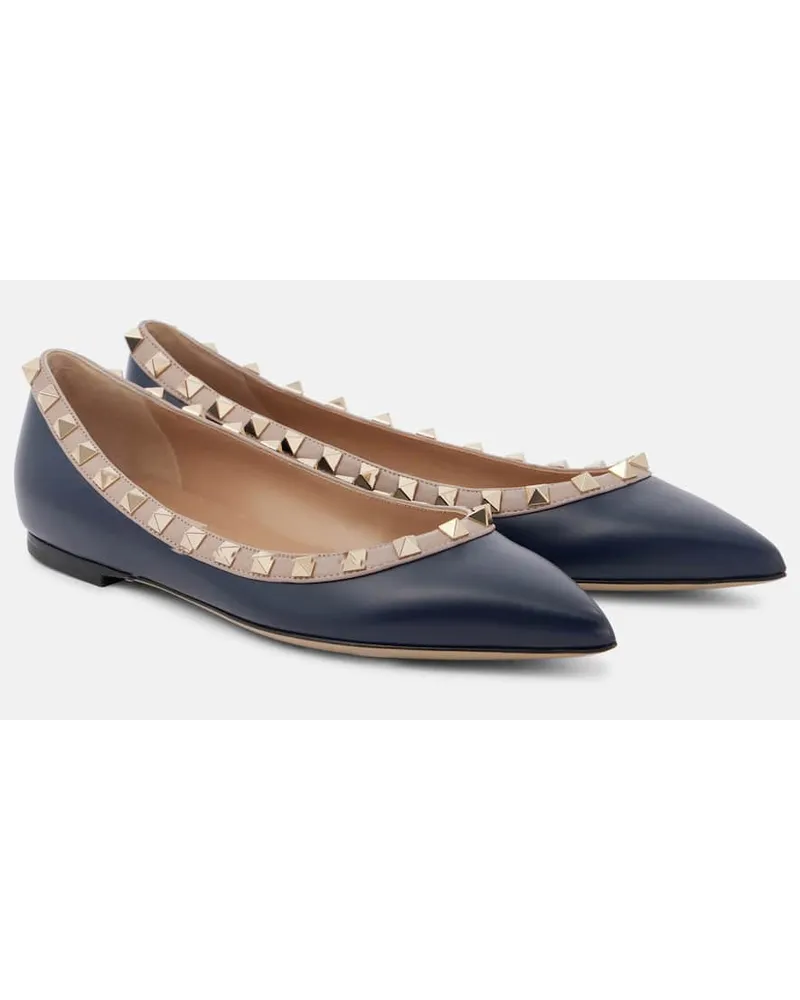 Valentino Garavani Ballerine Rockstud in pelle Multicolore