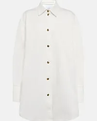 Patou Camicia di jeans oversize Bianco