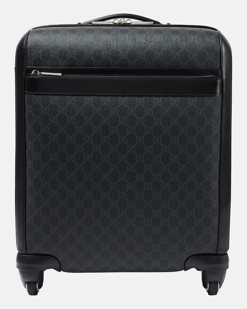 Gucci Valigia in canvas GG Nero