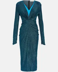 Diane von Furstenberg Abito midi Hades in jersey Blu