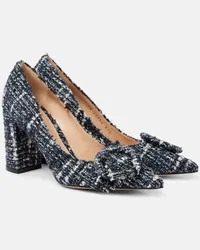 Gianvito Rossi Pumps in bouclé Blu