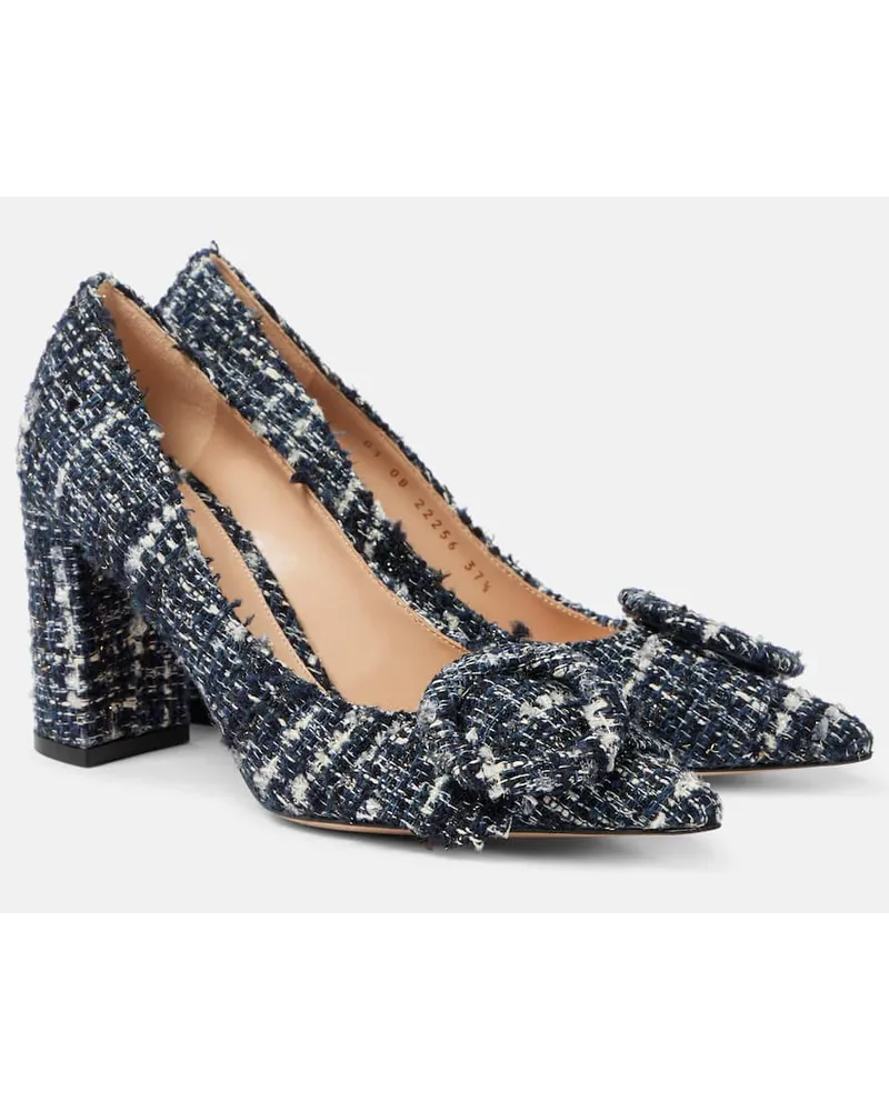 Gianvito Rossi Pumps in bouclÃ Blu