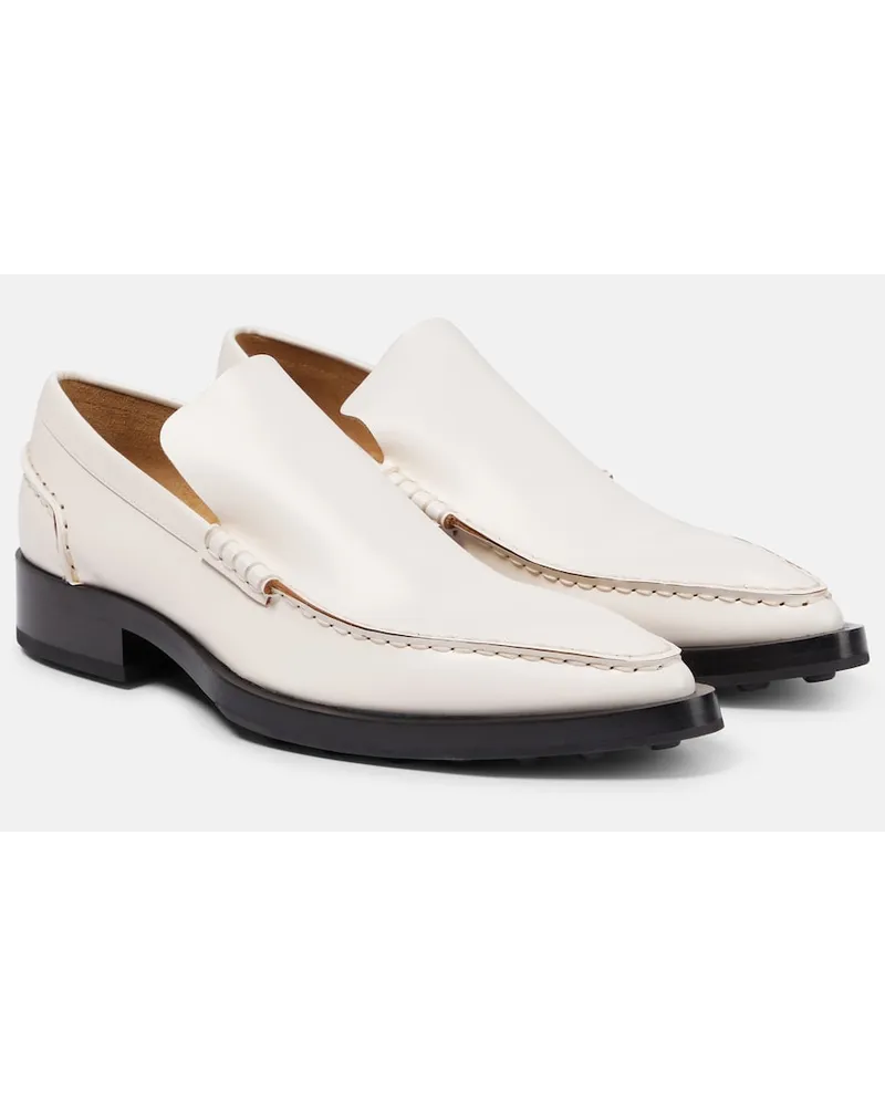 Jil Sander Mocassini in pelle Bianco