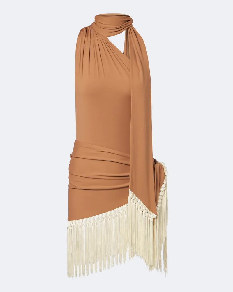 Taller Marmo Set costume intero e copricostume Siwa Marrone