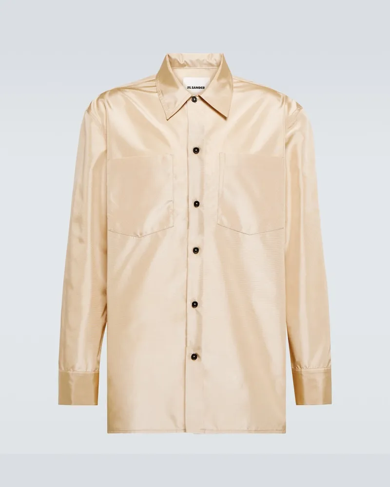 Jil Sander Camicia Shirt 33 a maniche lunghe Beige