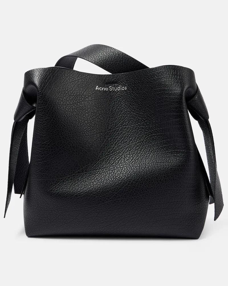 Acne Studios Borsa a spalla Musubi Medium in pelle Nero