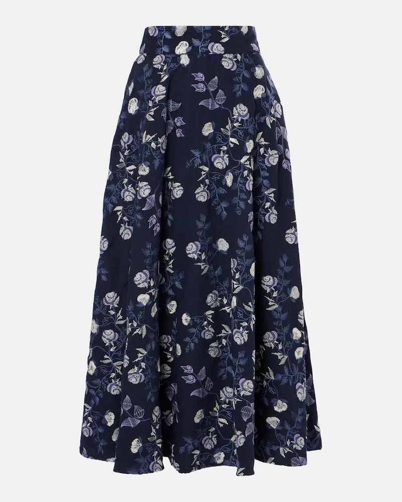 AGUA BENDITA Gonna lunga Bergamot con stampa floreale Multicolore