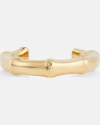 Jil Sander Bracciale in stile bambù Oro