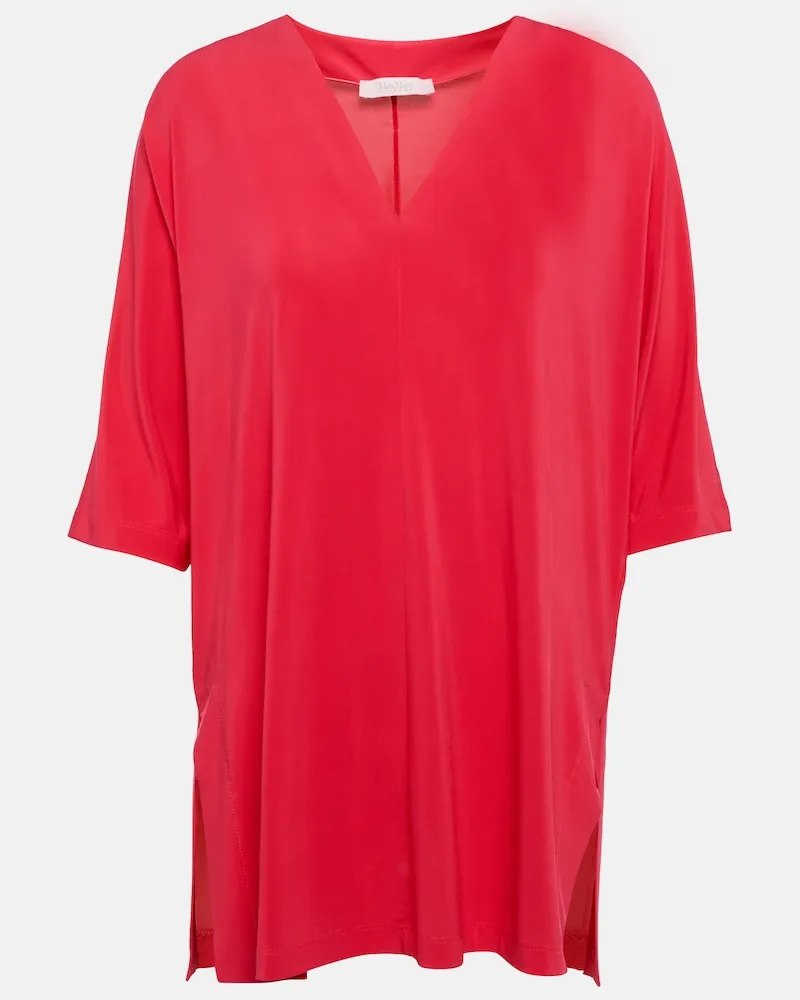 Max Mara Leisure - Top Locarno in jersey crÃªpe Rosa
