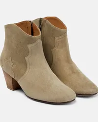 Isabel Marant Stivaletti Dicker in suede Marrone