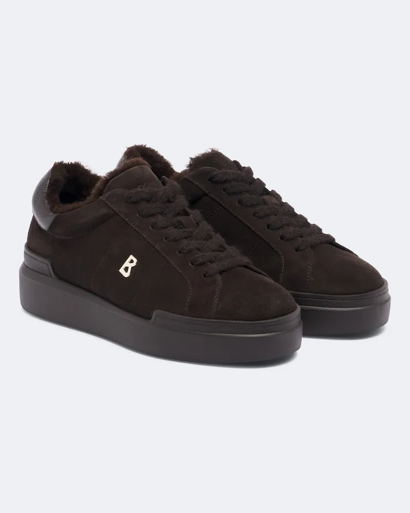 Bogner Sneakers Hollywood 32 A in suede Marrone