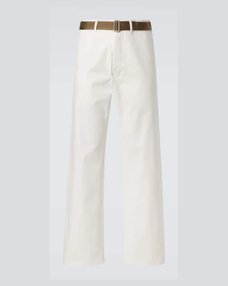 PLAN C Jeans regular con cintura Bianco