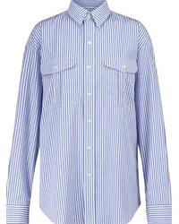 WARDROBE.NYC Camicia a righe in cotone Blu