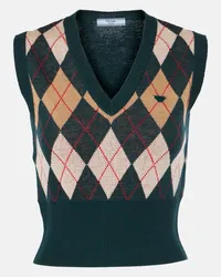 Prada Gilet in lana vergine Multicolore