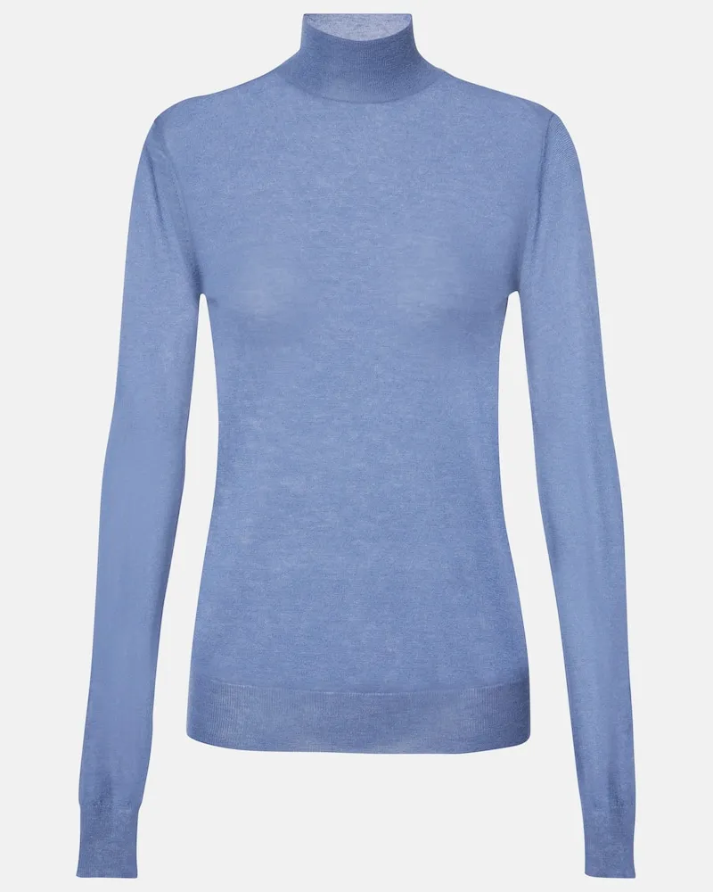 Joseph Dolcevita Cashair in cashmere Blu