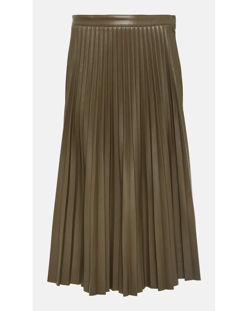 Proenza Schouler White Label - Gonna midi in similpelle Verde