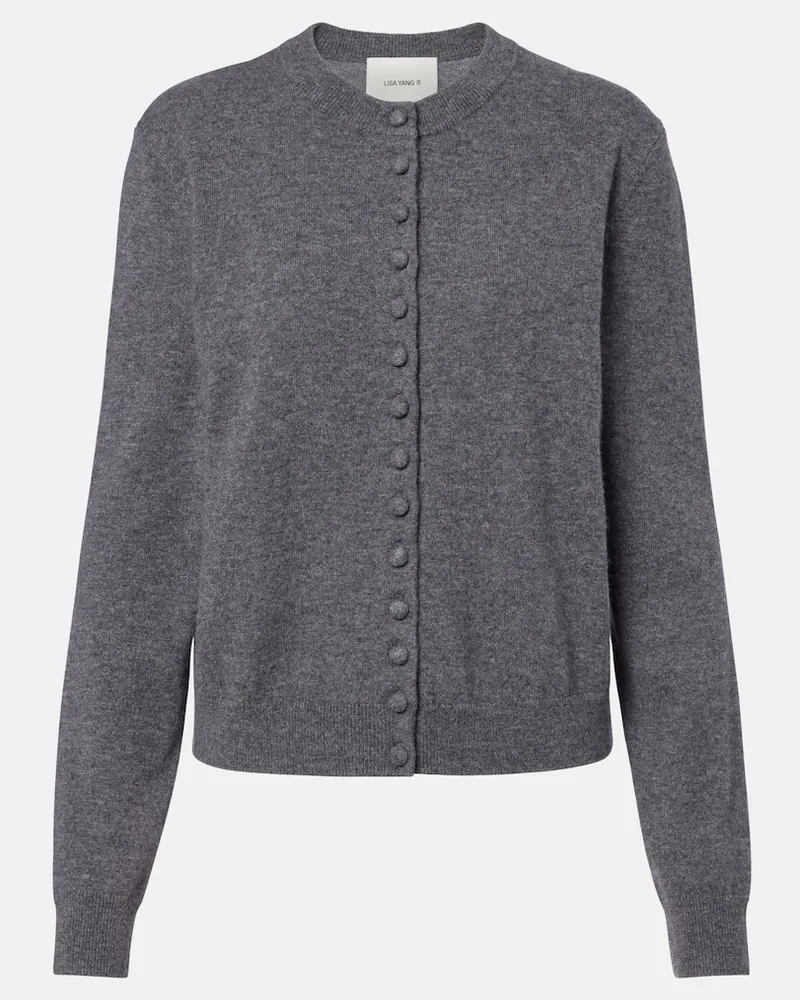 Lisa Yang Cardigan Wilona in cashmere Grigio