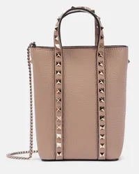 Valentino Garavani Borsa Rockstud in pelle Rosa