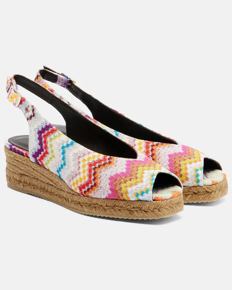 Missoni Espadrillas Joy 30 con lamÃ© e zeppa Multicolore