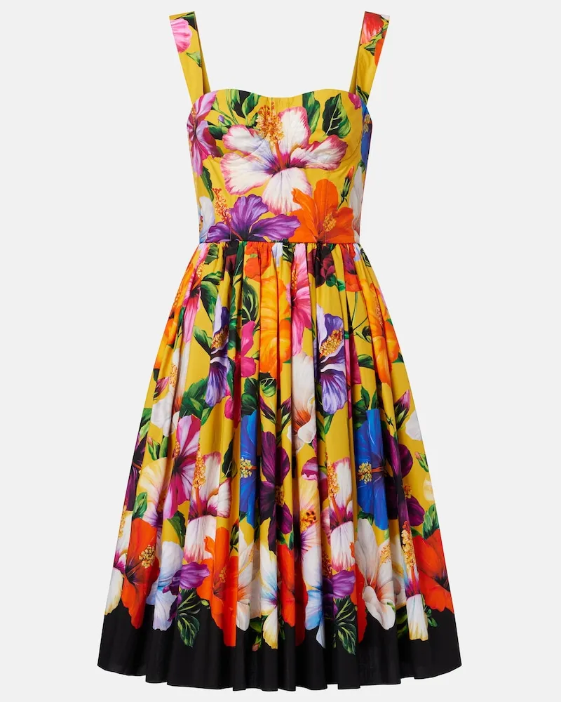 Dolce & Gabbana Abito midi floreale Multicolore