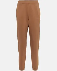 Max Mara Pantaloni sportivi Tamaro in jersey Marrone