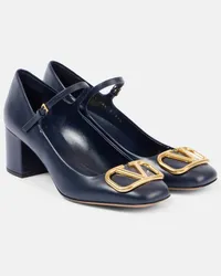 Valentino Garavani Pumps Mary Jane VLogo Signature in pelle Blu