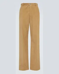 Bottega Veneta Pantaloni regular in velluto a coste Beige