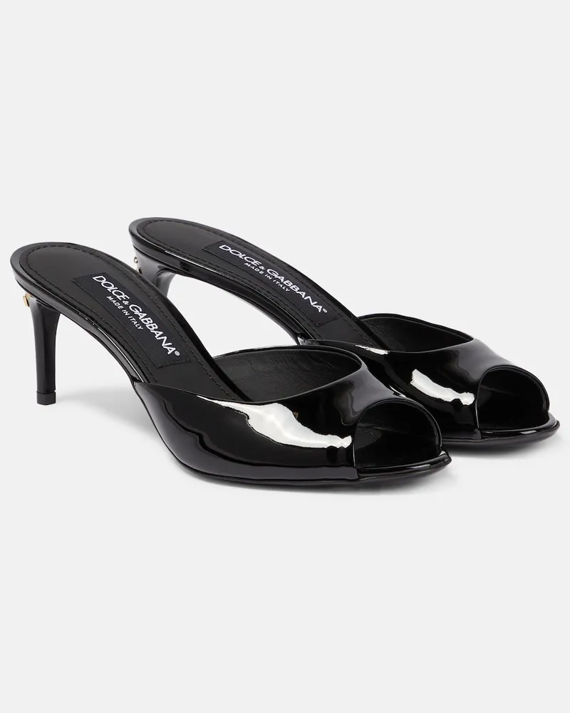 Dolce & Gabbana Mules in vernice Nero
