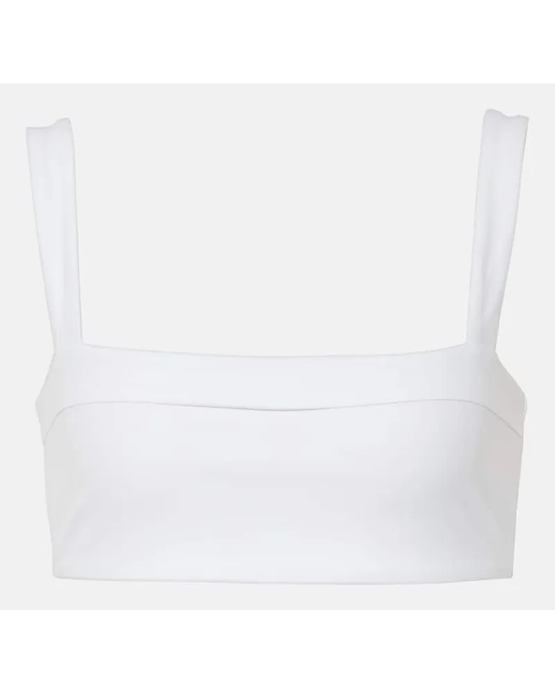 JADE SWIM Top bikini Coast Bianco
