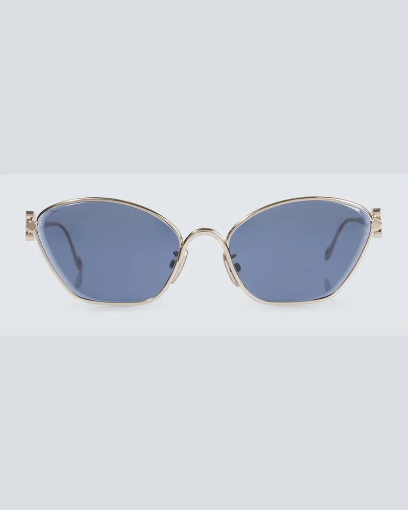 Loewe Occhiali da sole cat-eye Anagram Blu