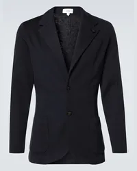 LARDINI Blazer in lana, seta e cashmere Blu