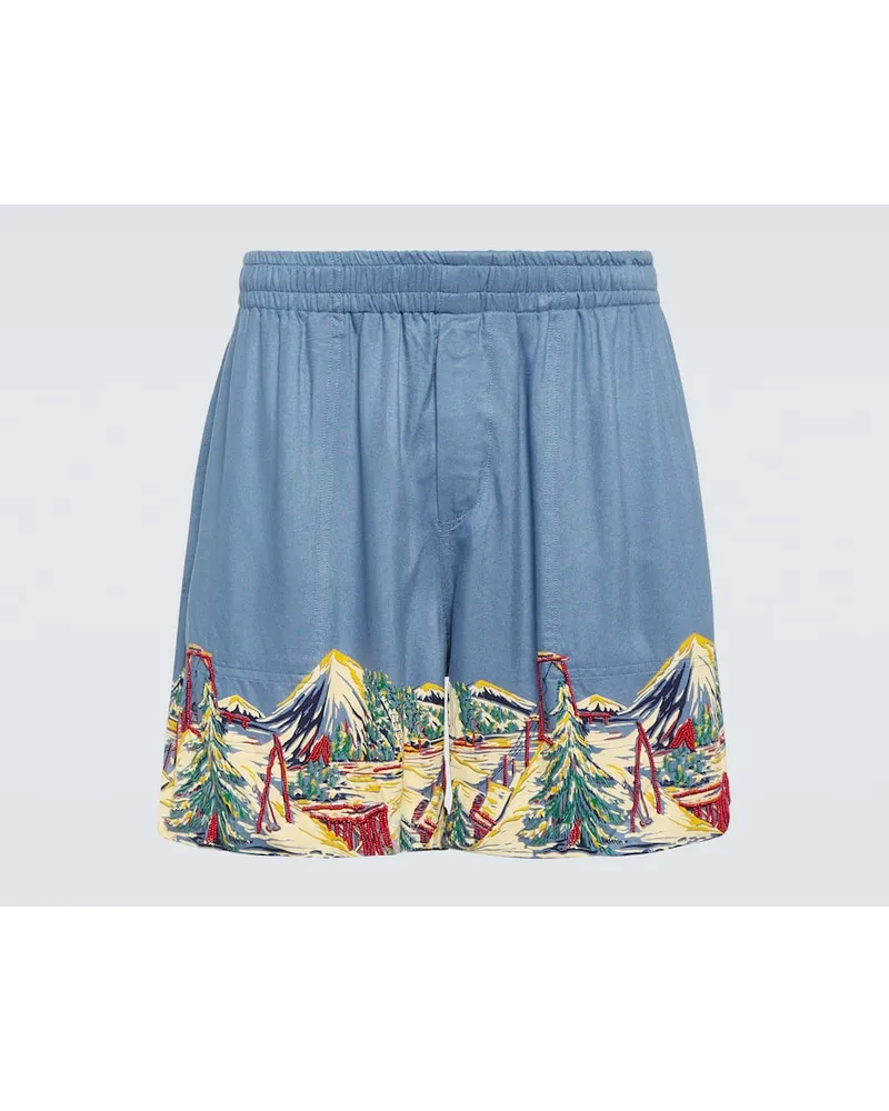 BODE Shorts Ski Lift Blu