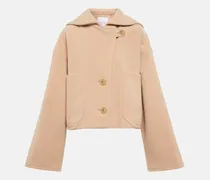 Cappotto double-face in misto lana
