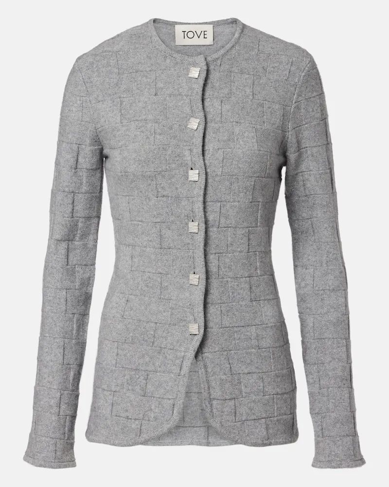 TOVE Cardigan Uma in cashmere Grigio
