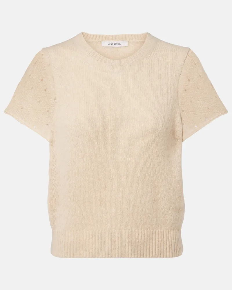 Dorothee Schumacher Pullover Luxury Love in cashmere Beige