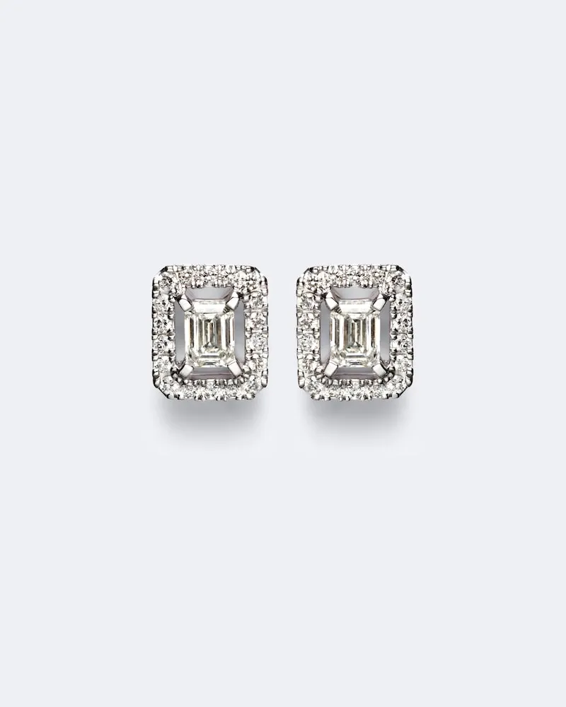 Messika Orecchini Joy in oro bianco 18kt con diamanti Argento