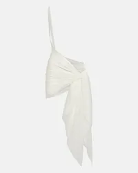 Thierry Mugler Pareo in jersey drappeggiato Bianco