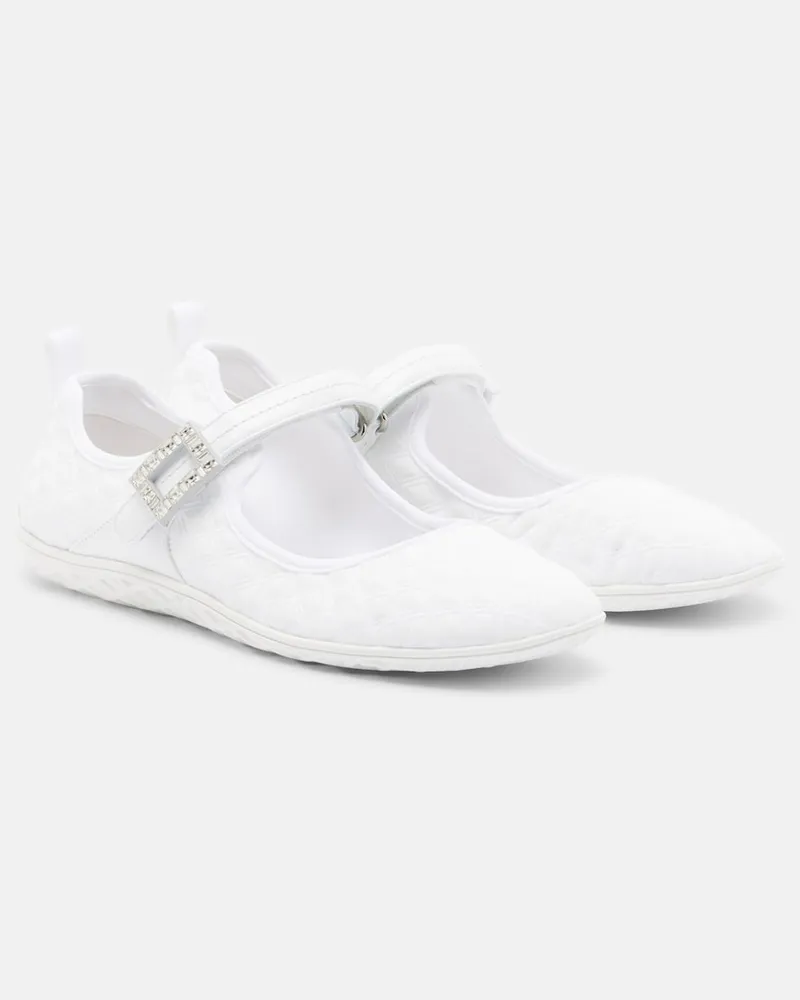 Roger Vivier Ballerine Viv Low Bianco