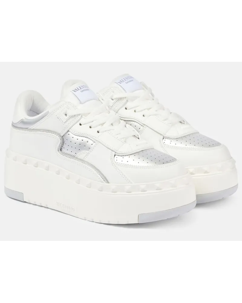 Valentino Garavani Sneakers Freedots XL in pelle Bianco