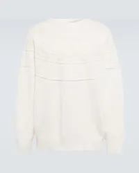 Sacai Pullover in misto cotone Bianco