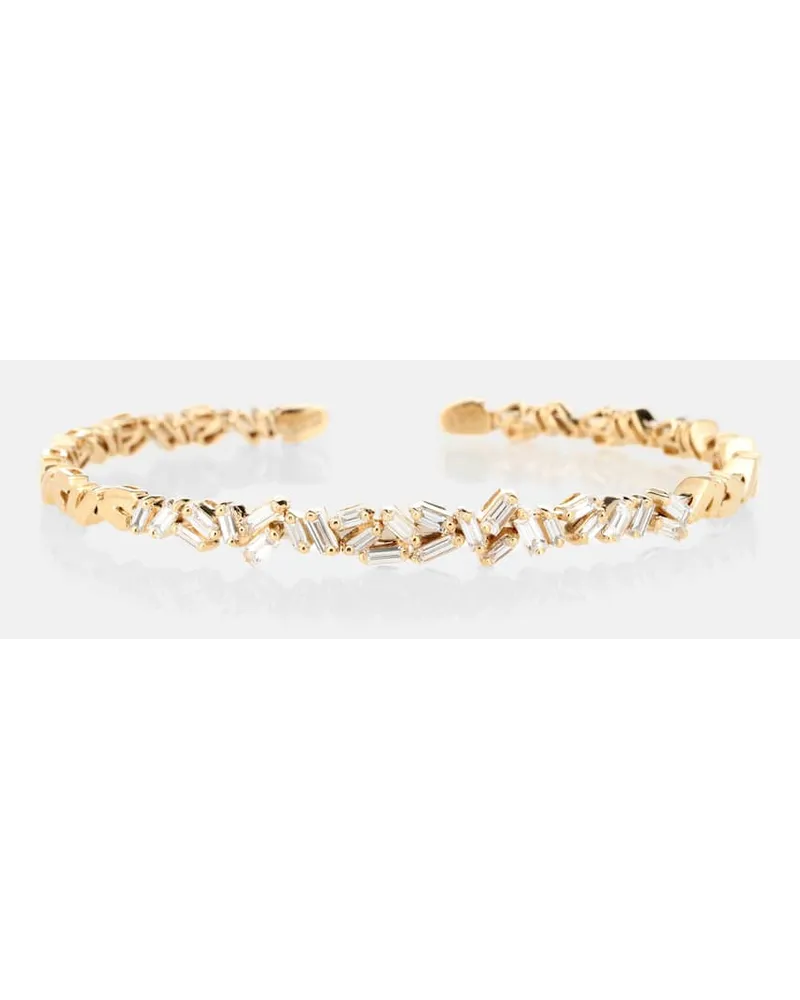Suzanne Kalan Bracciale in oro giallo 18kt con diamanti Oro